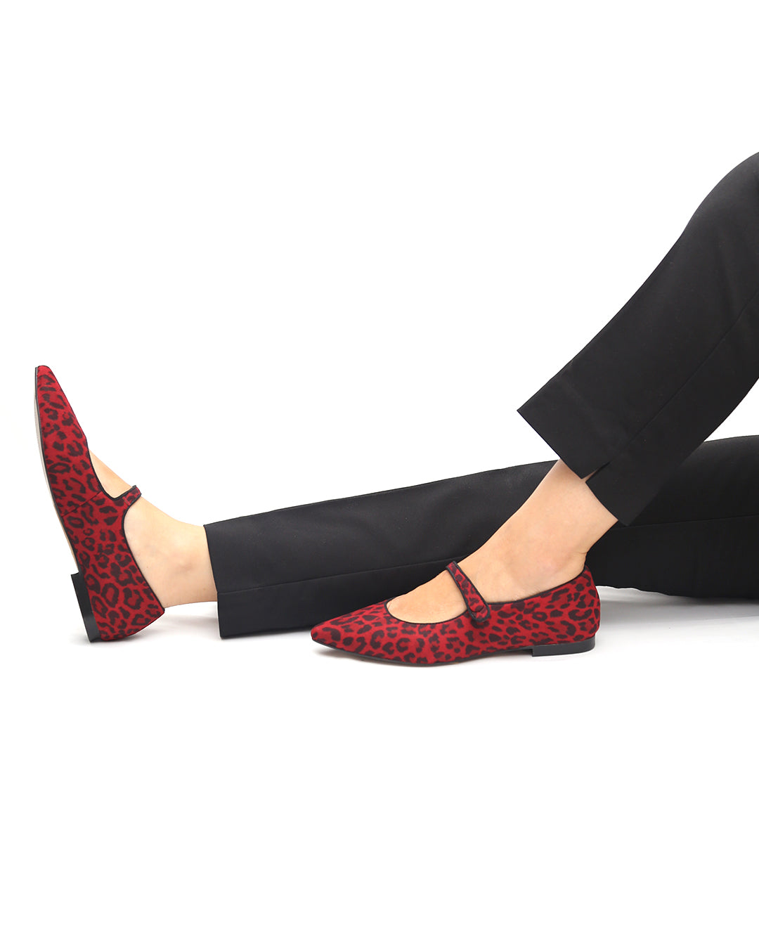 MERCEDITA ANIMAL PRINT ROJO