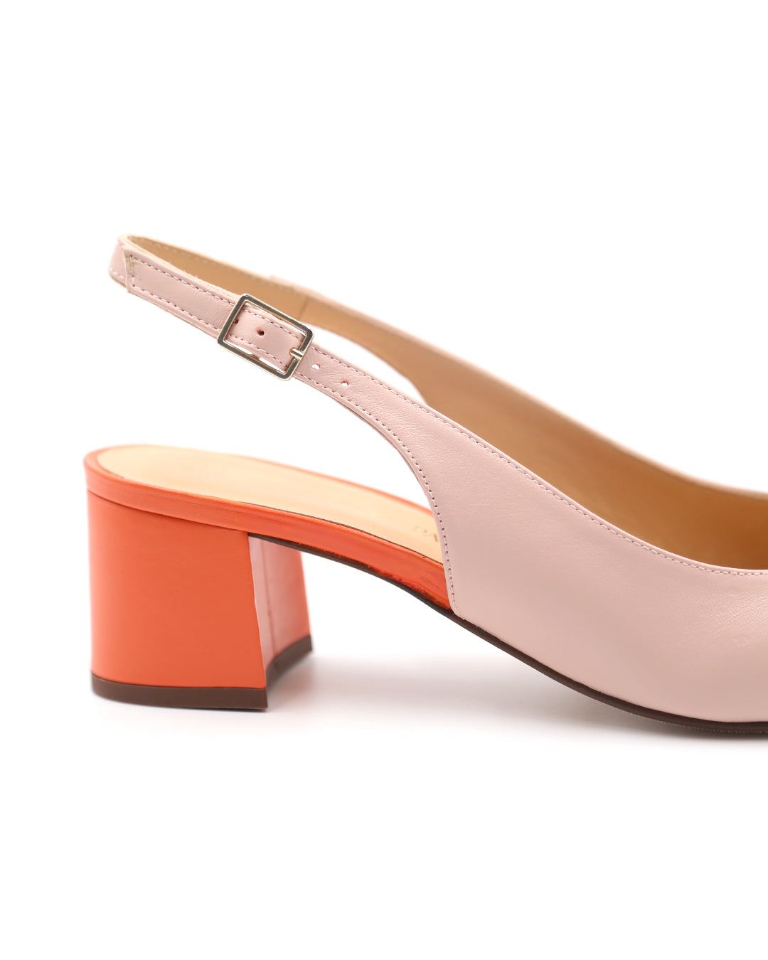 Zapato-tacón-rosa-naranja