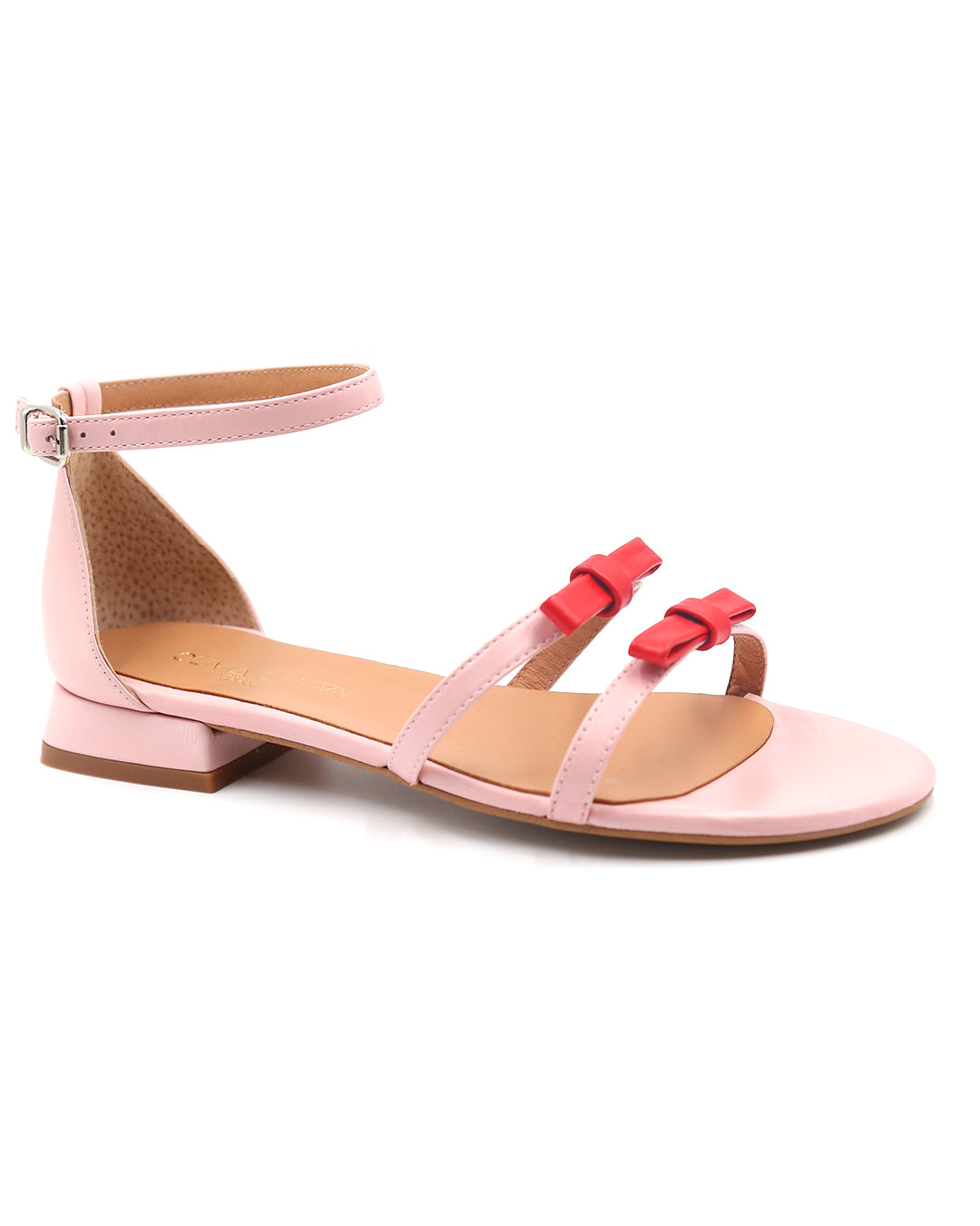 Sandalia-plana-lazos-mujer