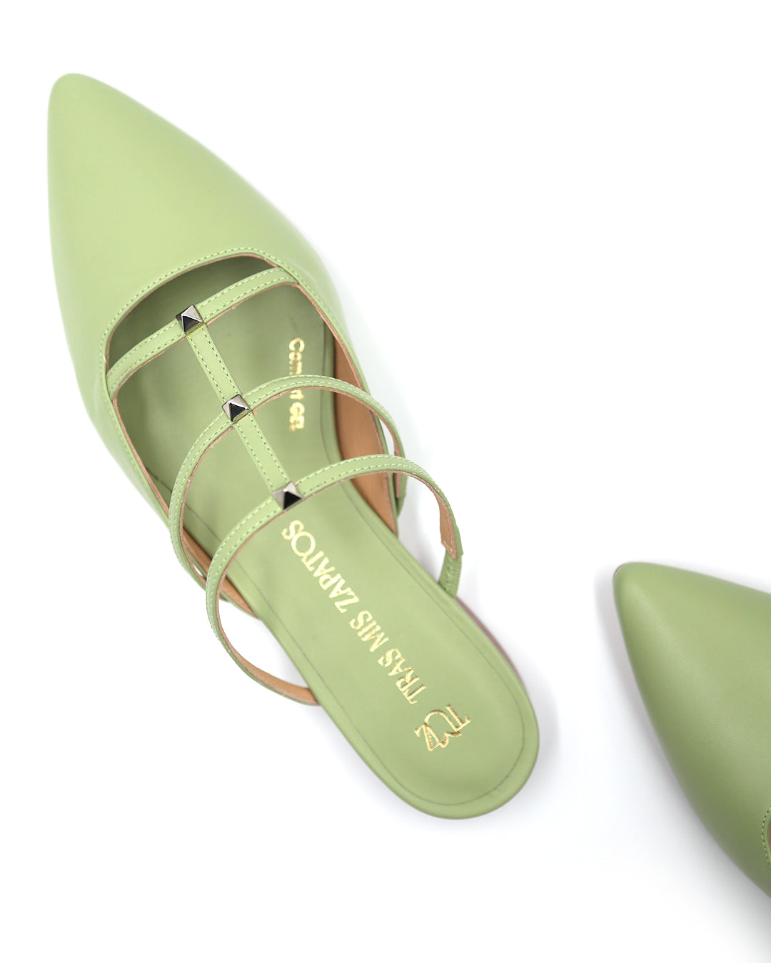 Zapato-plano-mujer-verde