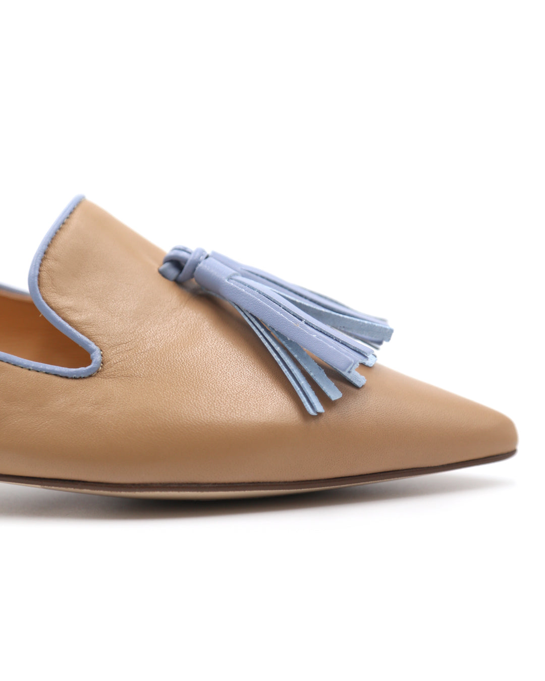 MOCASÍN BORLA AZUL
