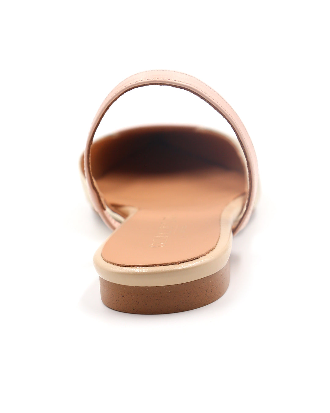 ZAPATO DESTALONADO PLANO ROSA Y DORADO