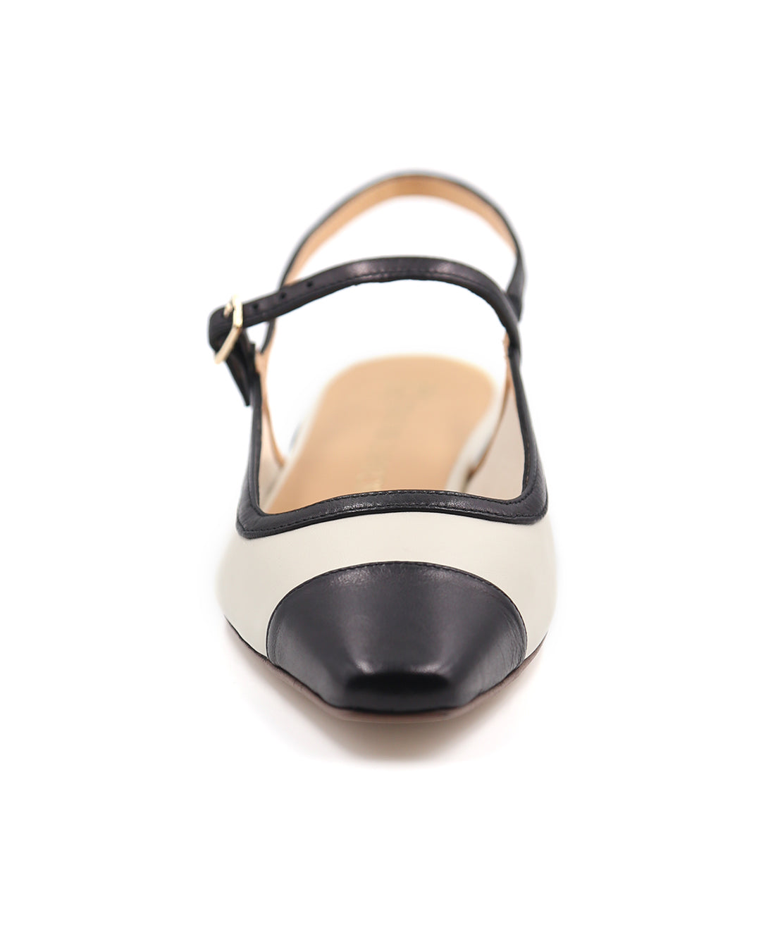 ZAPATO DESTALONADO BLANCO Y NEGRO