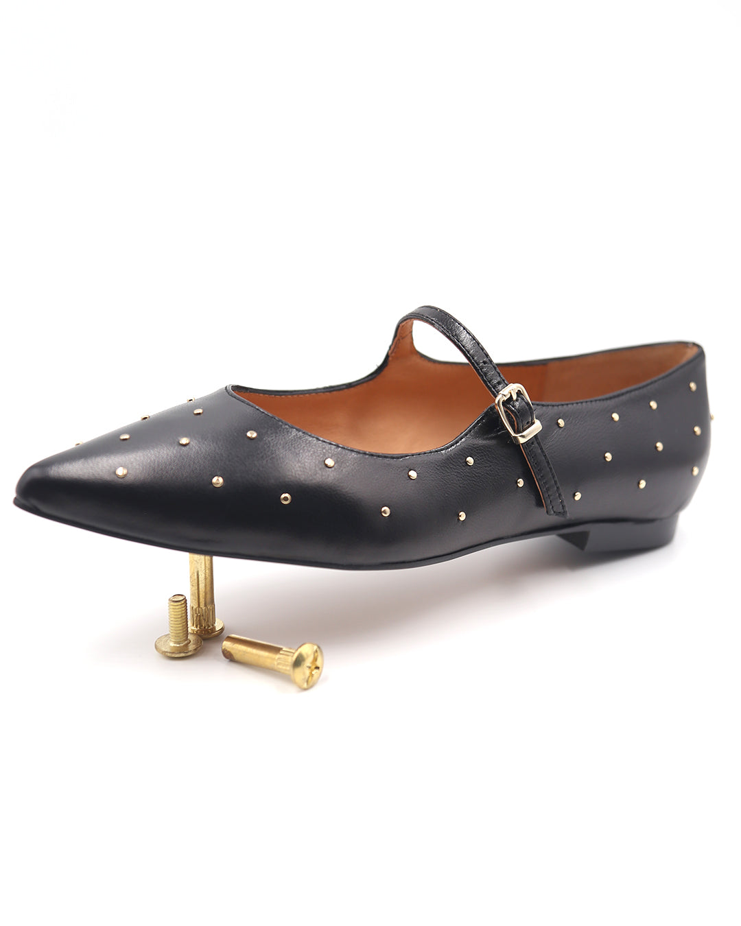 MERCEDITA NEGRA TACHUELAS