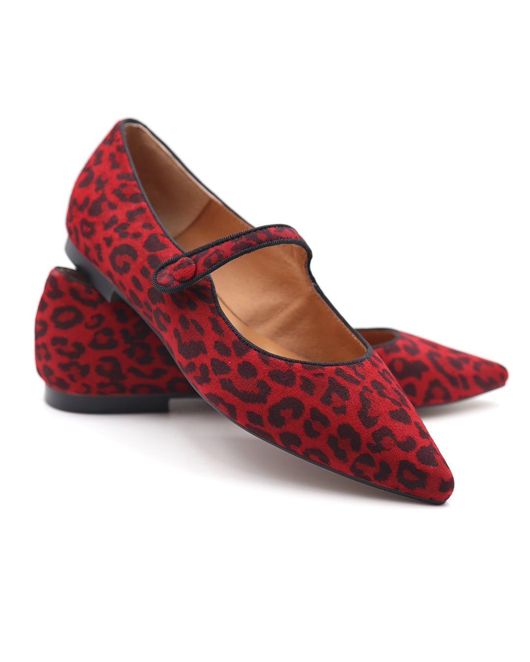 MERCEDITA ANIMAL PRINT ROJO