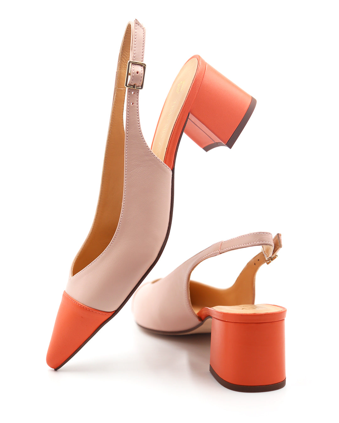 Destalonado-tacón-rosa-naranja-mujer