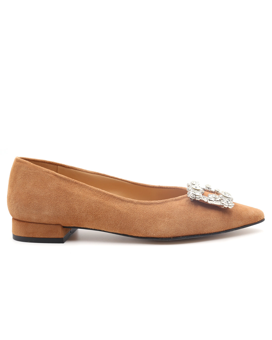 ZAPATO PLANO BROCHE PEDRERÍA