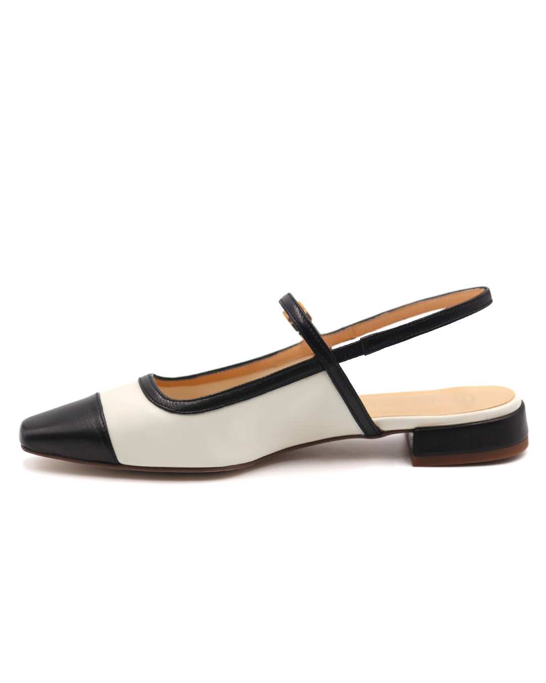 ZAPATO DESTALONADO BLANCO Y NEGRO