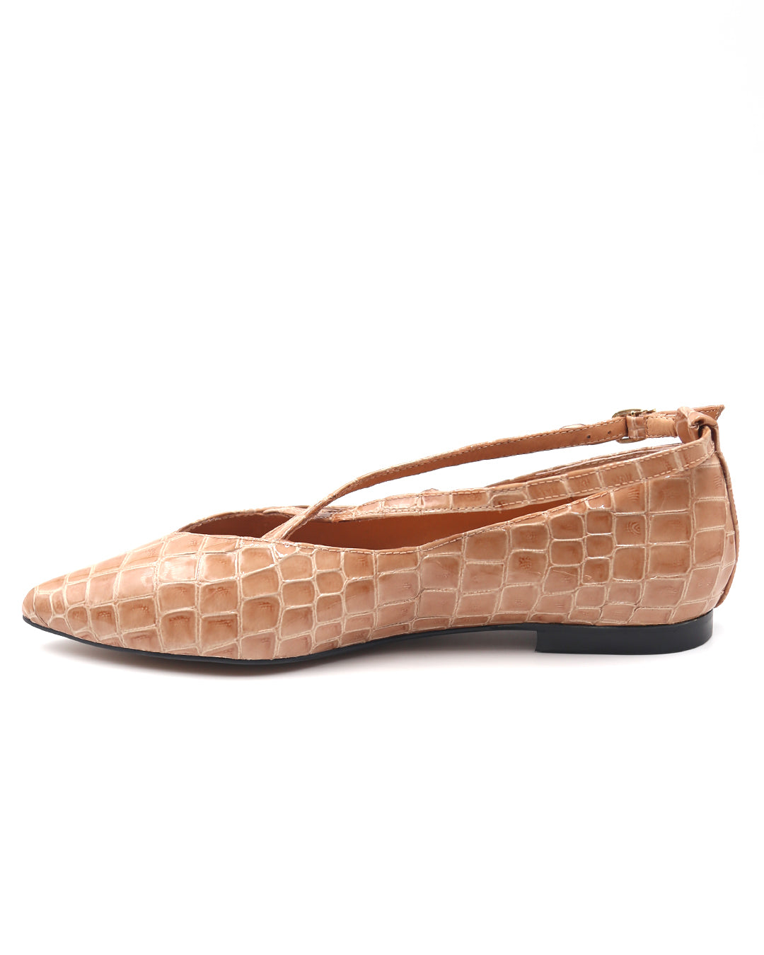 BAILARINA BEIGE TIRAS CRUZADAS