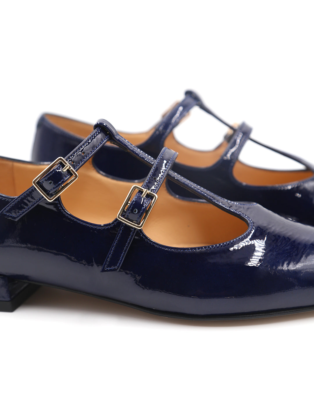 ZAPATO T-BAR CHAROL AZUL