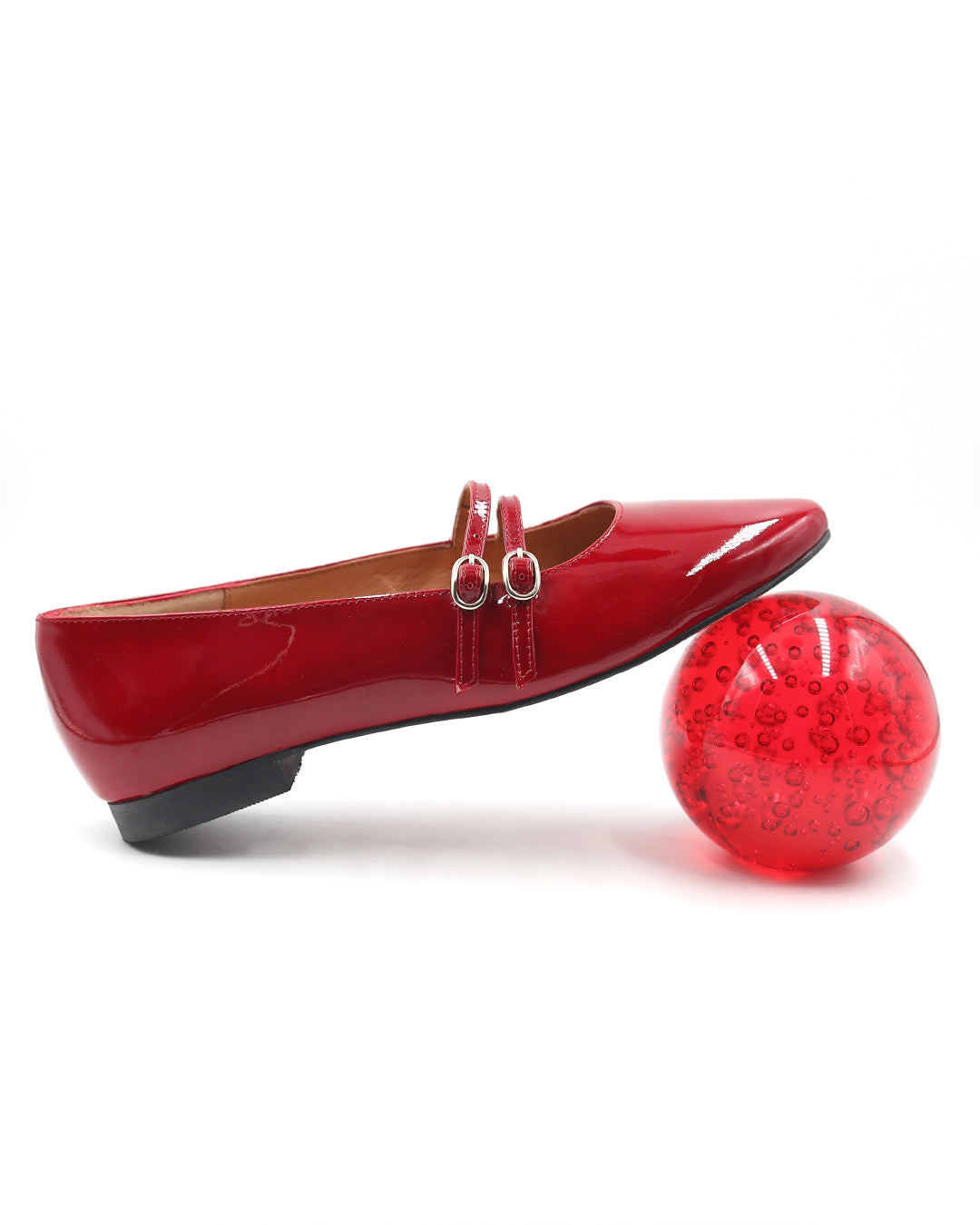MERCEDITA ROJA PUNTA REDONDEADA