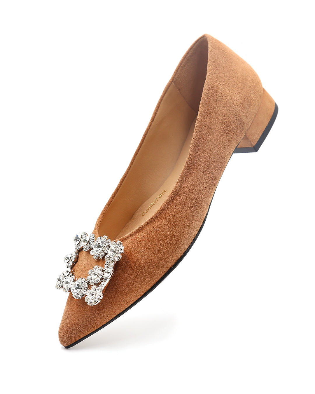 ZAPATO PLANO BROCHE PEDRERÍA