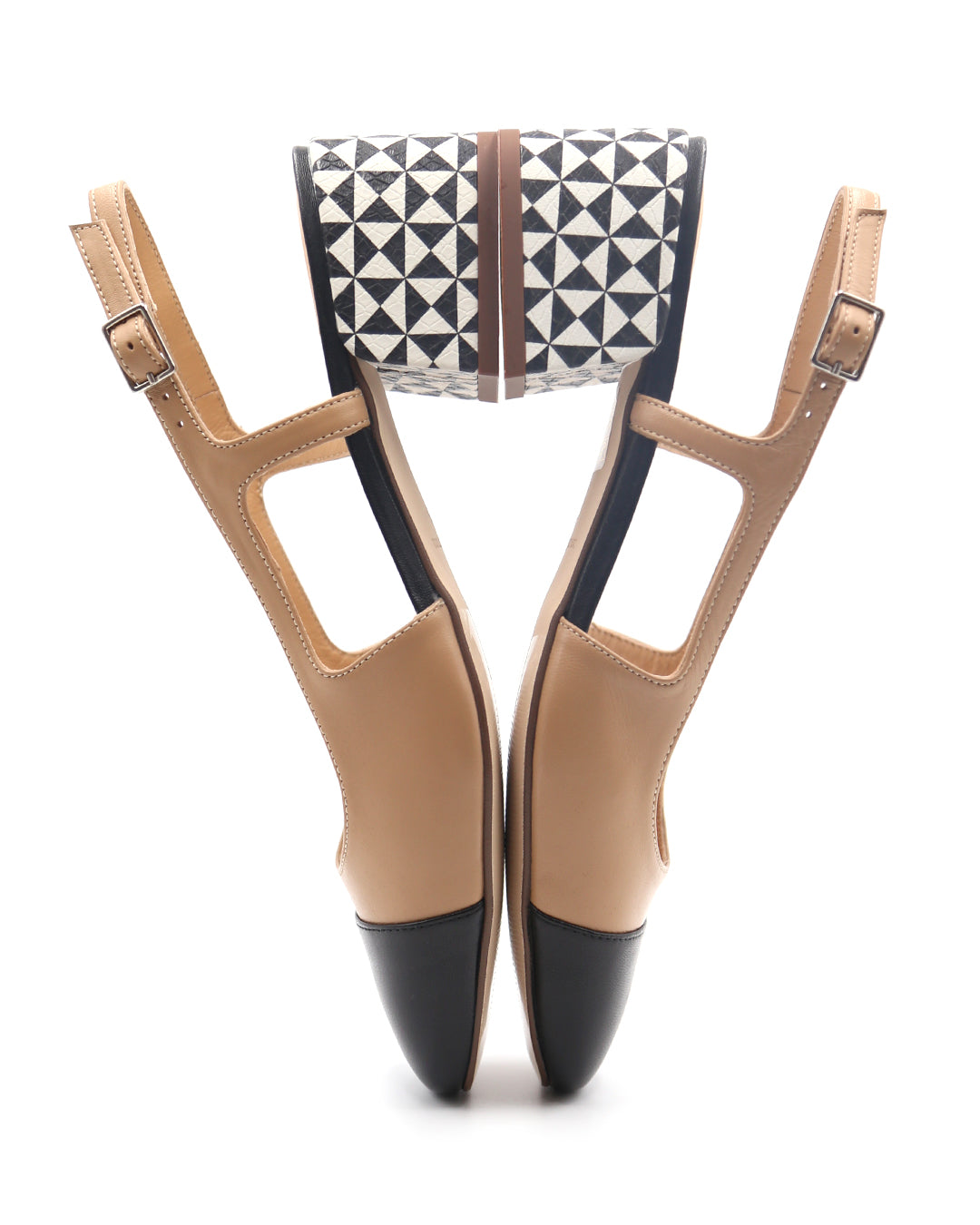 Zapato-tacón-negro-marrón-mujer