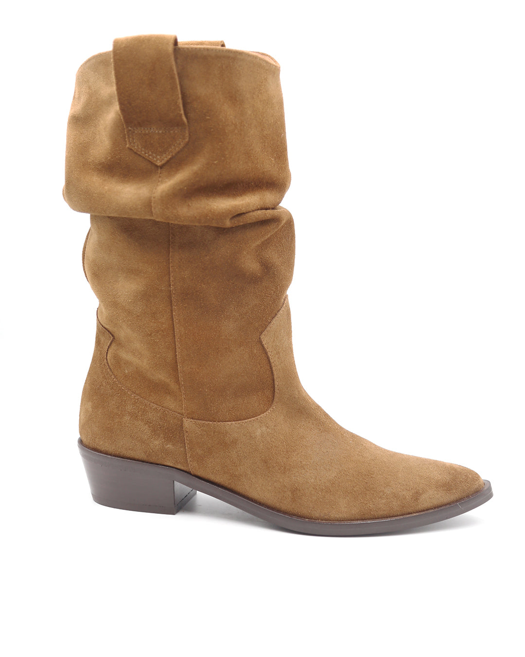 BOTA ALTA ARRUGADA CAMEL