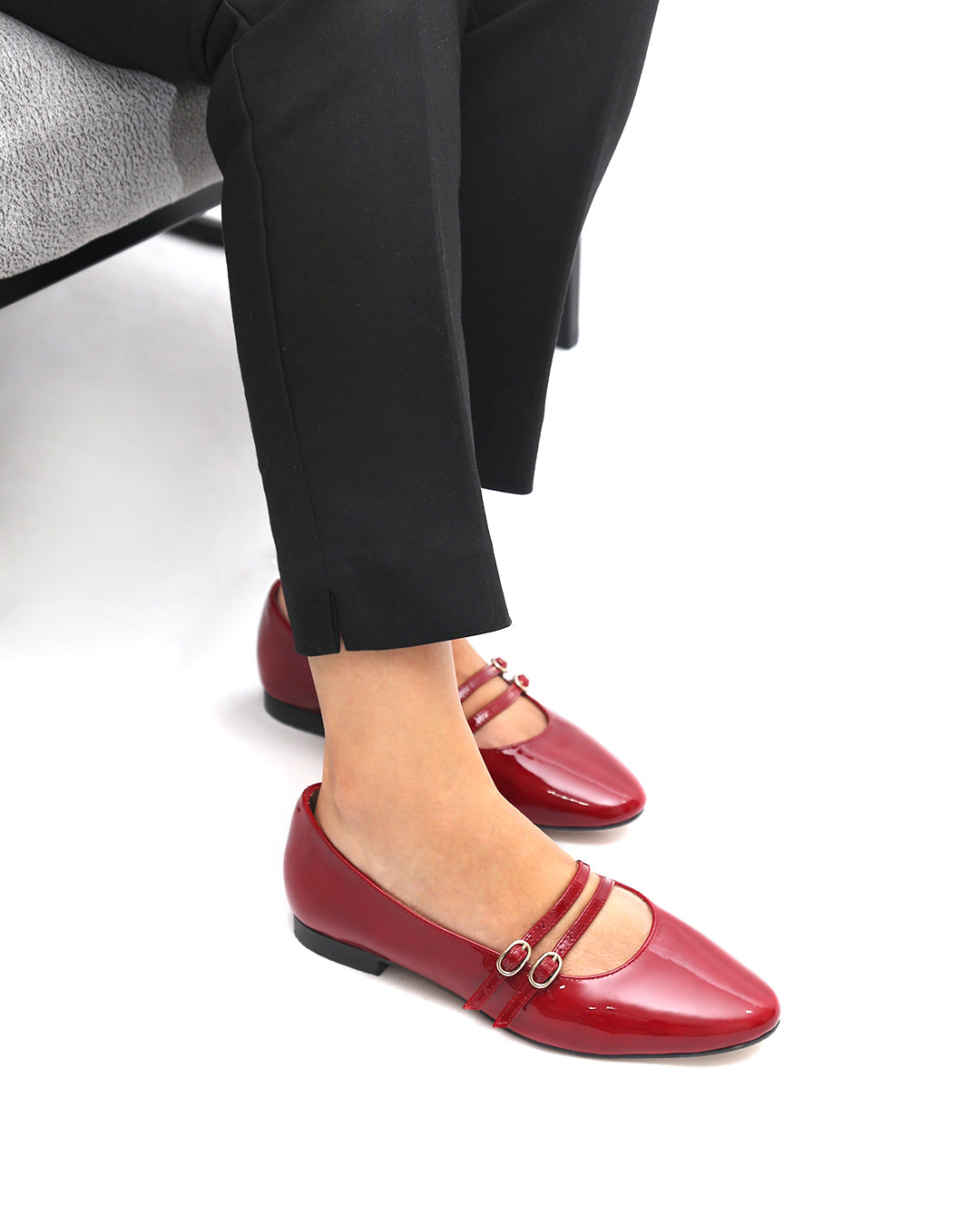 MERCEDITA ROJA PUNTA REDONDEADA